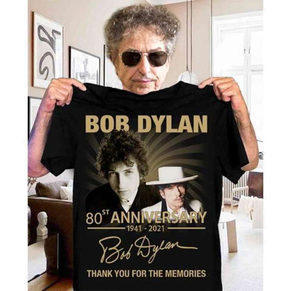 Bob Dylan 80St Anniversary T Shirt
